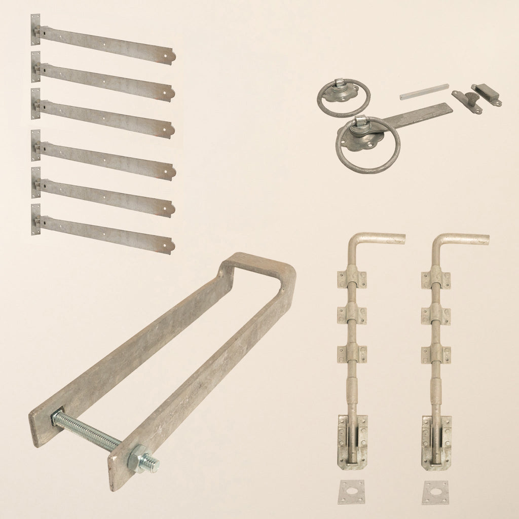 Entrance Gate Ironwork Bundle Epoxy Black or Galvanised (3x 30")