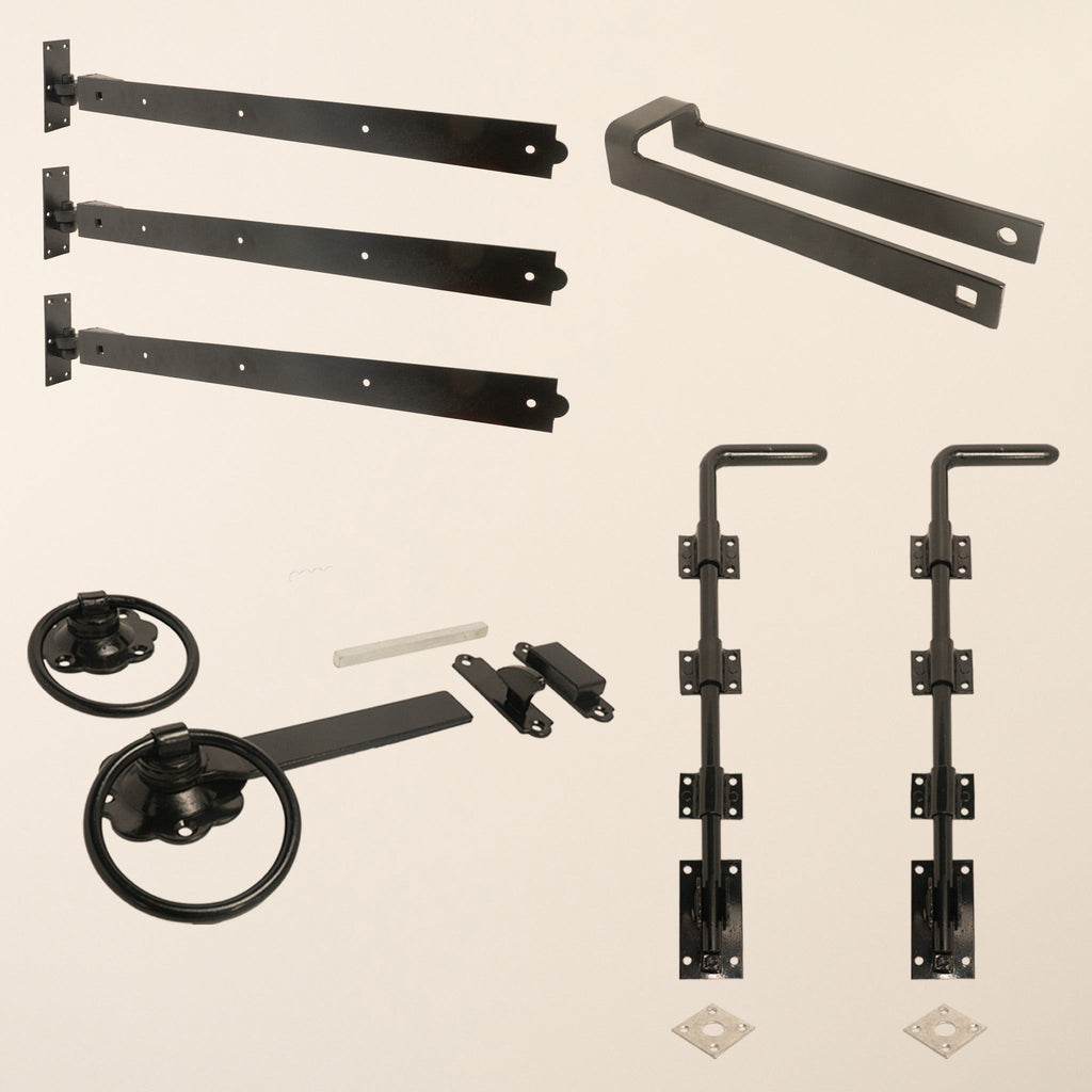 Entrance Gate Ironwork Bundle Epoxy Black or Galvanised (3x 36")