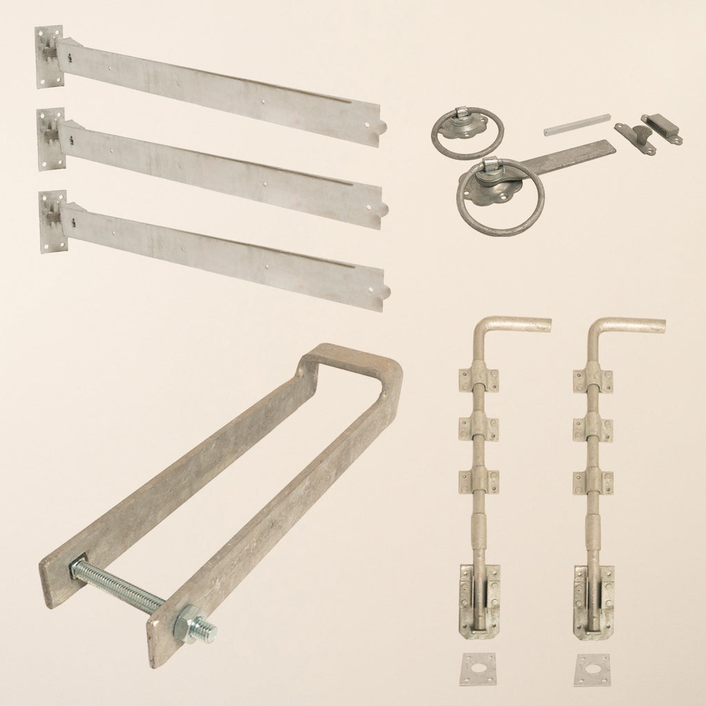 Entrance Gate Ironwork Bundle Epoxy Black or Galvanised (3x 36")