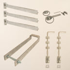 Entrance Gate Ironwork Bundle Epoxy Black or Galvanised (3x 36")