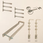 Entrance Gate Ironwork Bundle Epoxy Black or Galvanised (3x 14")