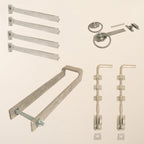 Entrance Gate Ironwork Bundle Epoxy Black or Galvanised (2x 30")