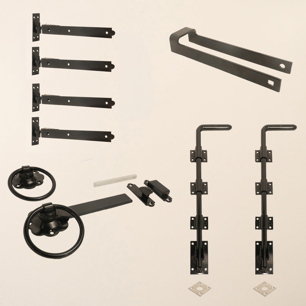 Entrance Gate Ironwork Bundle Epoxy Black or Galvanised (2x 18")