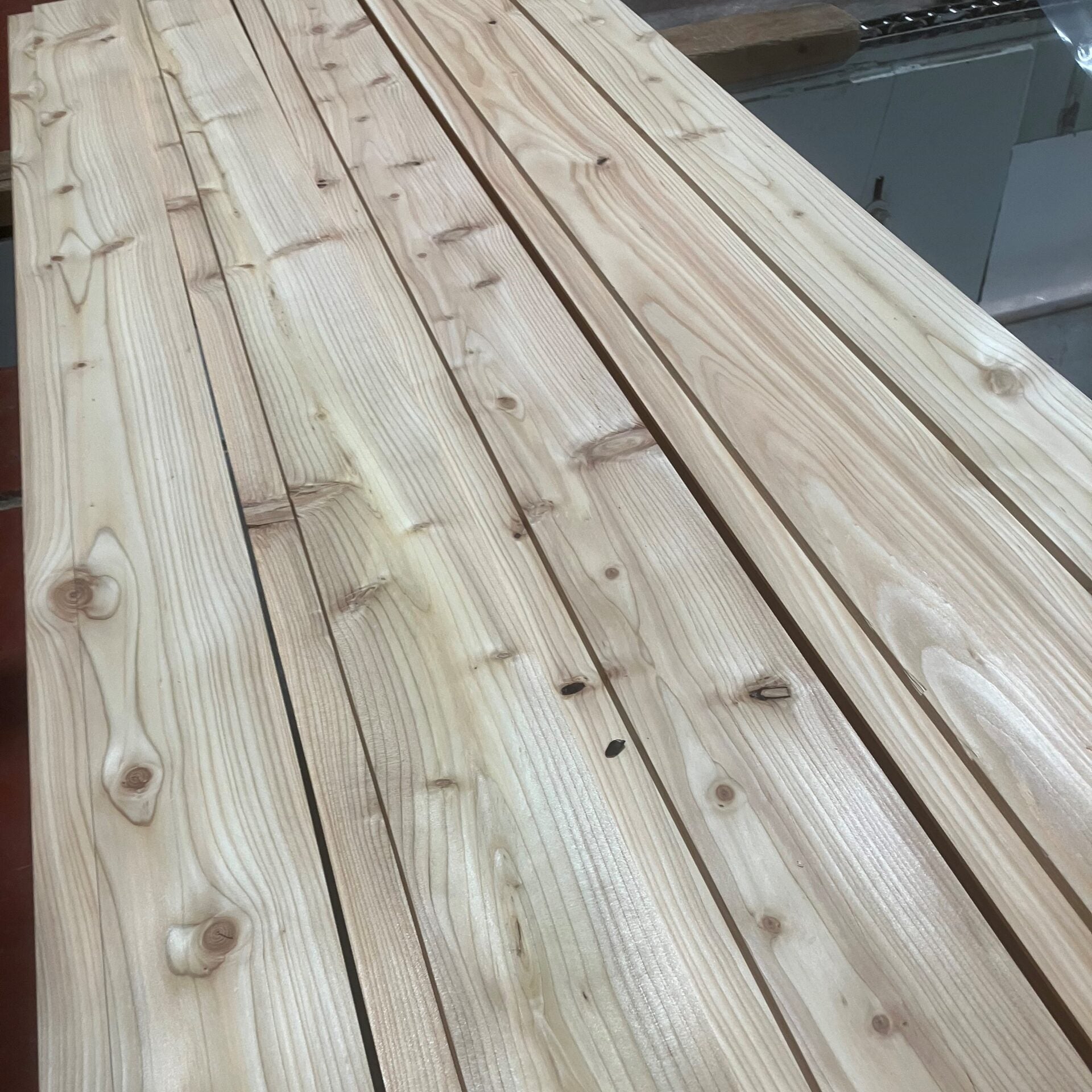 European Larch Shadow Gap 145mm x 18mm Cladding