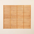 European Larch Slatted Fence Panels
