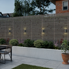 European Larch Slatted Fence Panels