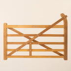 Exbourne Iroko Hardwood Curved Heel Gate