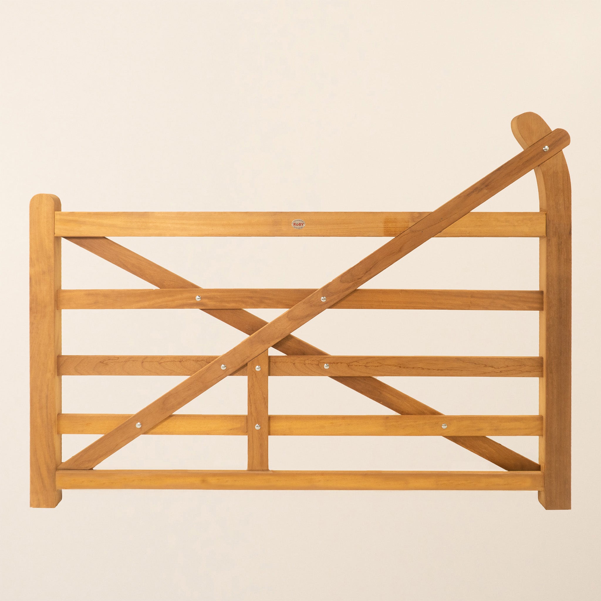 Exbourne Iroko Hardwood Curved Heel Gate