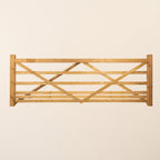 Extra Bottom Bar Diamond Brace Planed Gate