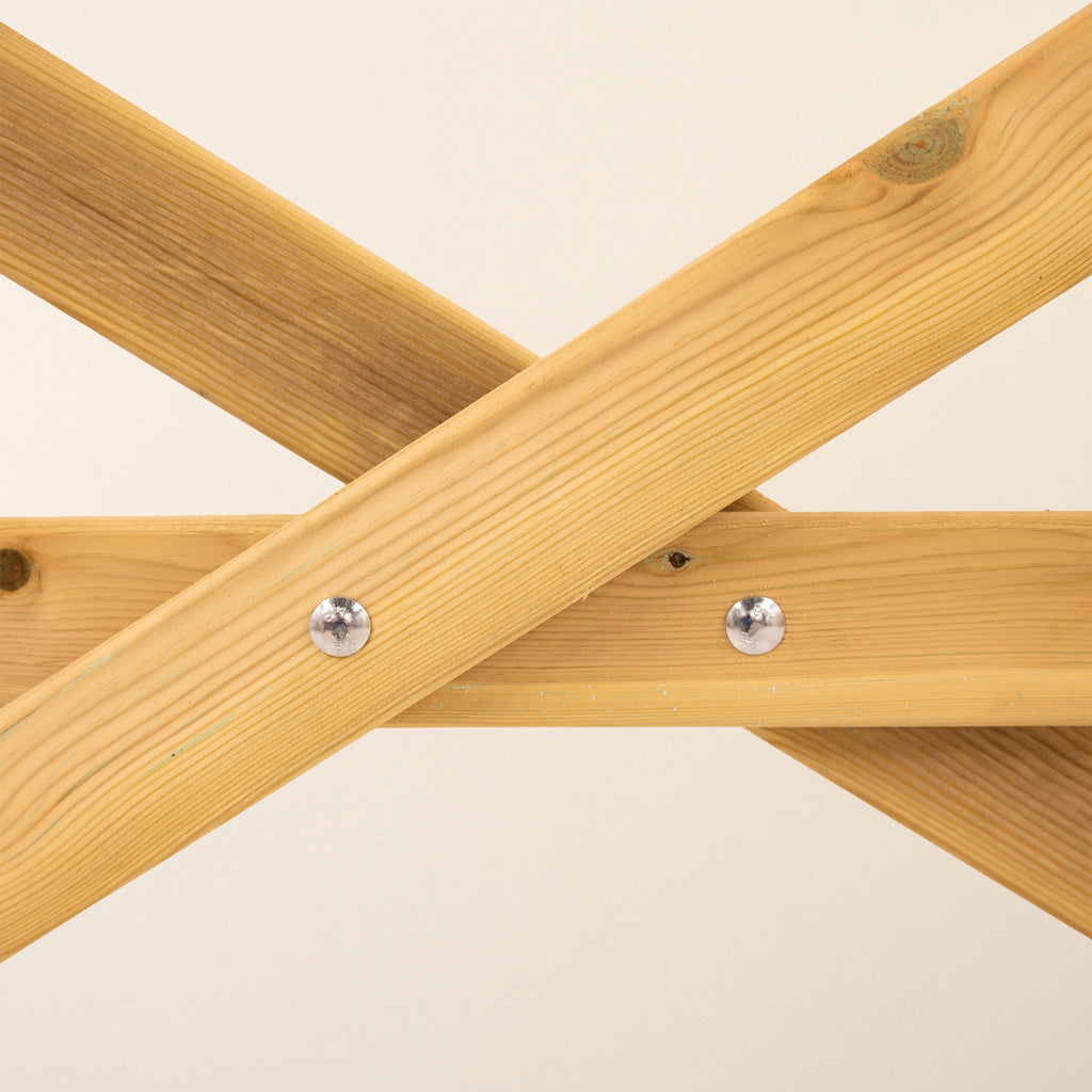 Extra Bottom Bar Diamond Brace Planed Gate