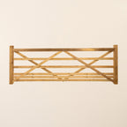 Extra Bottom Bar Diamond Brace Planed Gate