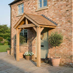 Apex Featheredge Roof Full Height Pressure-Treated Porch (2 Posts)