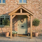 Apex Featheredge Roof Full Height Pressure-Treated Porch (2 Posts)