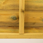 Pent Felt Roof Pressure Treated Timber Security Shed