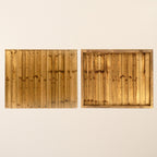 Premium Featheredge Pressure Treated Fence Panels (1.8m Wide - Various Height Options)
