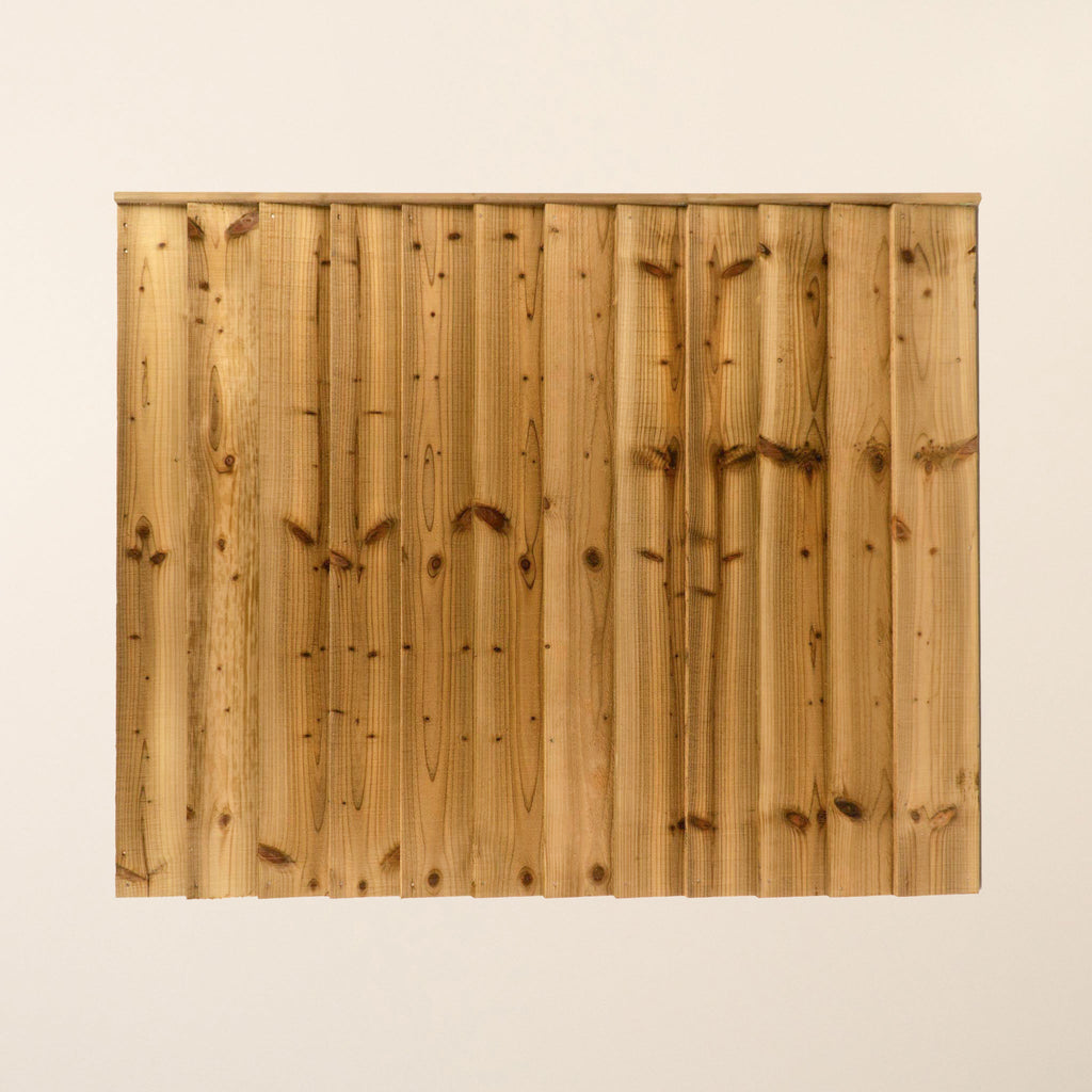 Premium Featheredge Pressure Treated Fence Panels (1.8m Wide - Various Height Options)