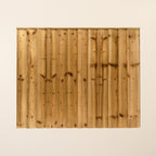 Premium Featheredge Pressure Treated Fence Panels (1.8m Wide - Various Height Options)