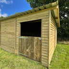 Corrugated Roof Wooden Stable (3.6m Wide)