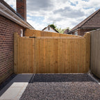 Highampton 3/4 Split Scandinavian Redwood T&G Entrance Gate (Pair)