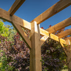 Wooden Pergola - Flat & Open Roof