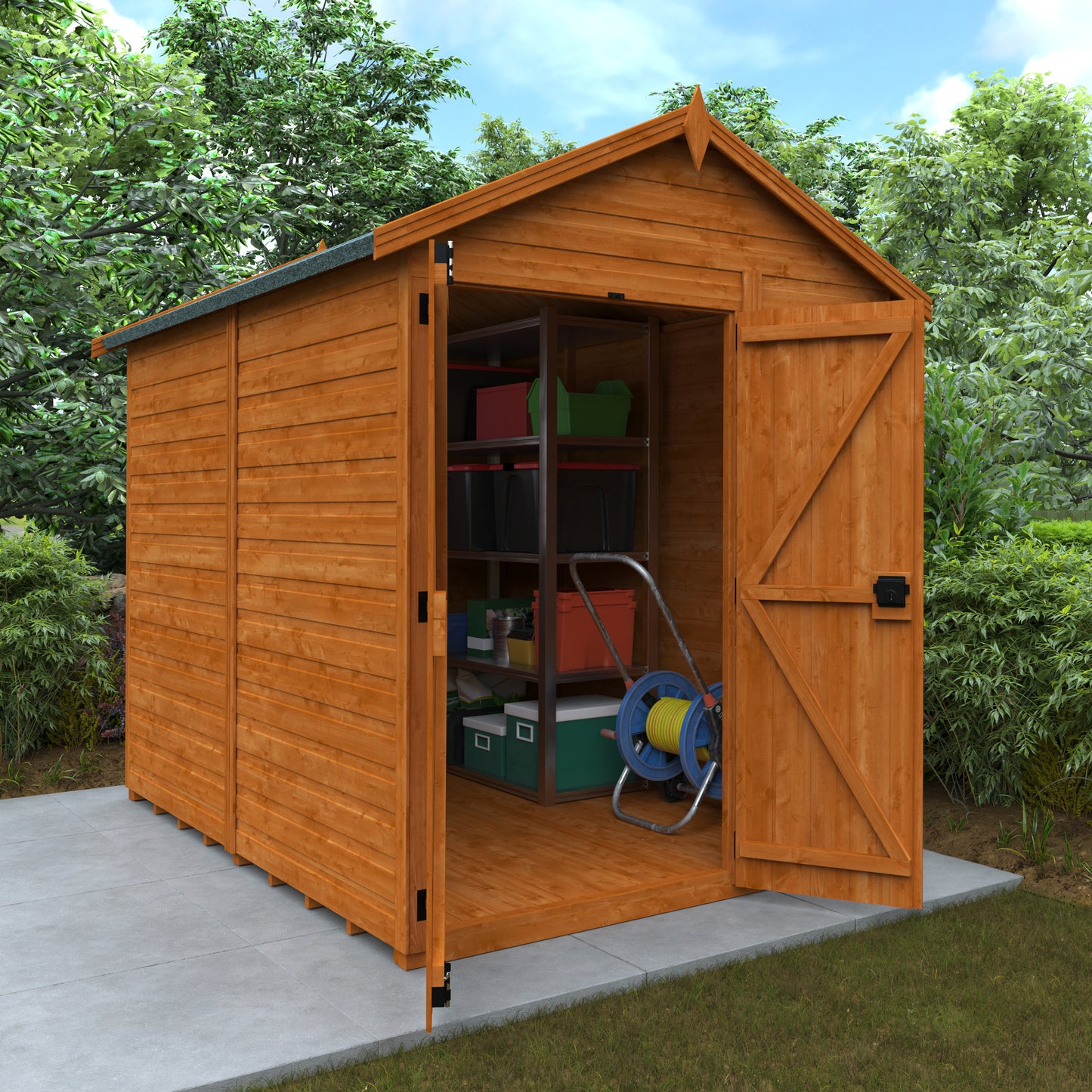 Flex Apex Doubledoor Windowless Shed