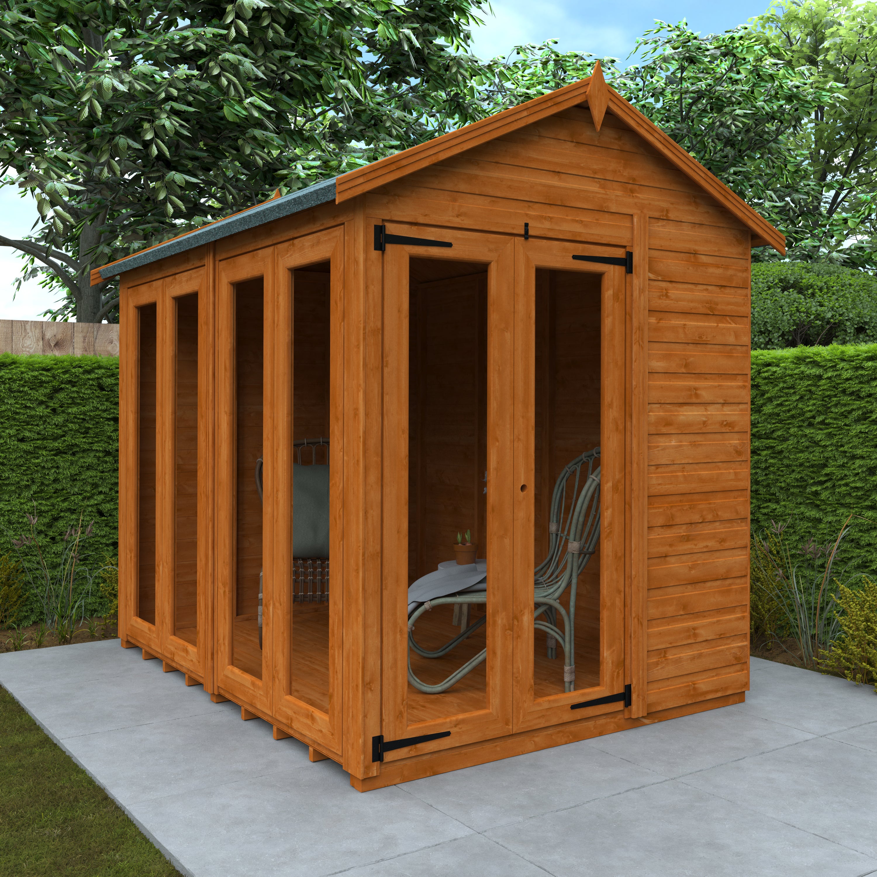 Flex Apex Full Pane Summerhouse