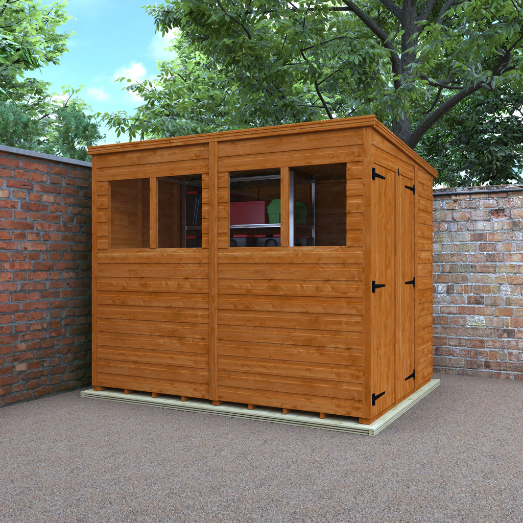 Flex Pent Double Door Shed