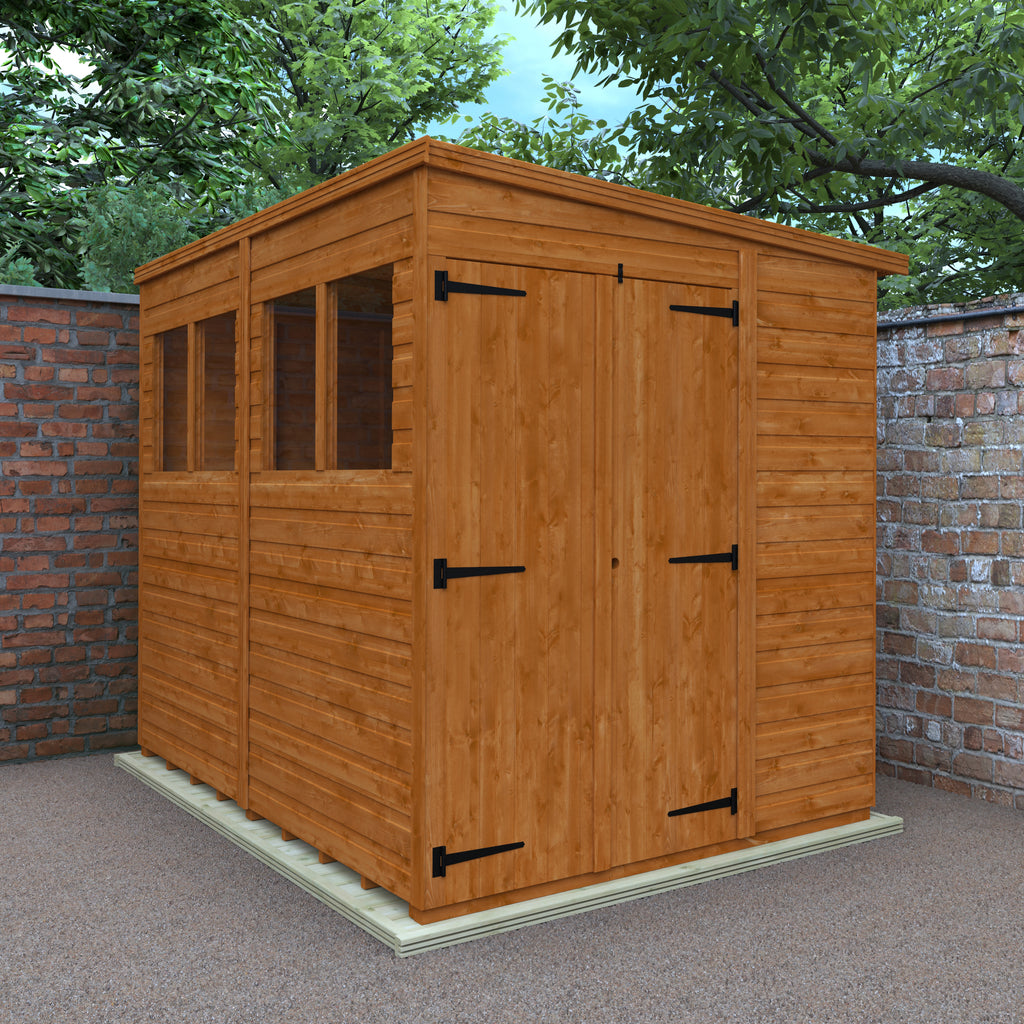 Flex Pent Double Door Shed