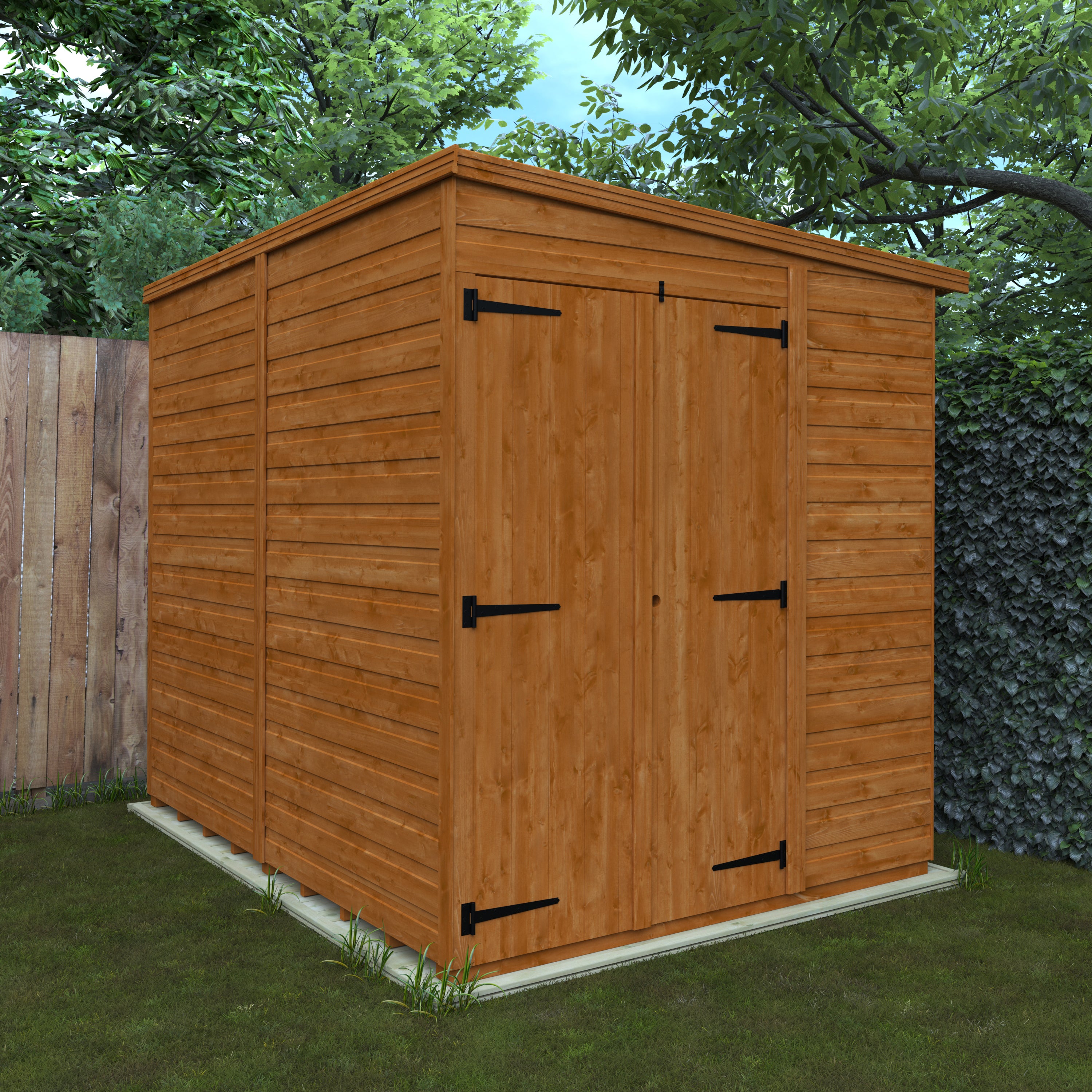 Flex Pent Doubledoor Windowless Shed