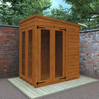 Flex Pent Shiplap Full Pane Summerhouse