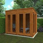 Flex Pent Shiplap Full Pane Summerhouse