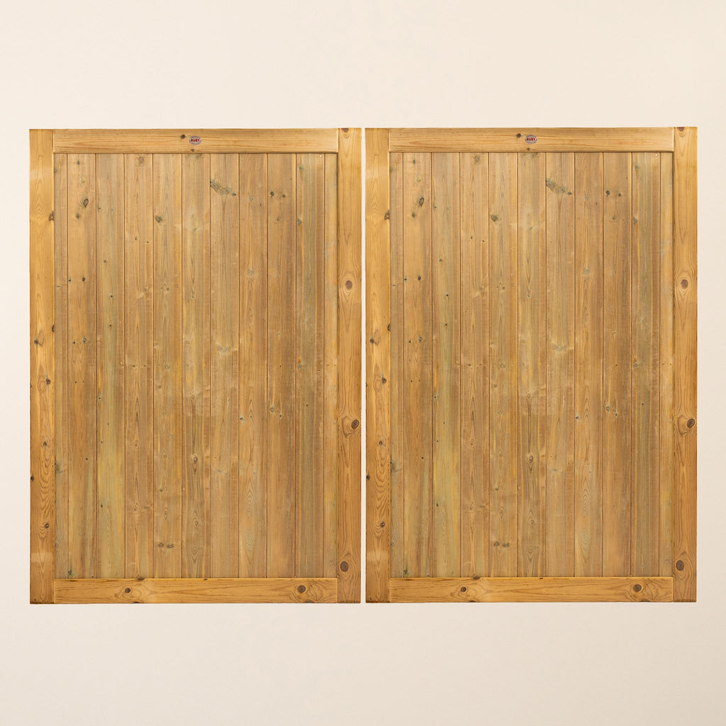 Croyde Scandinavian Redwood Garage Doors