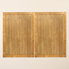 Croyde Scandinavian Redwood Garage Doors