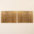 Shebbear Pressure Treated Timber Featheredge Driveway Gate Pair