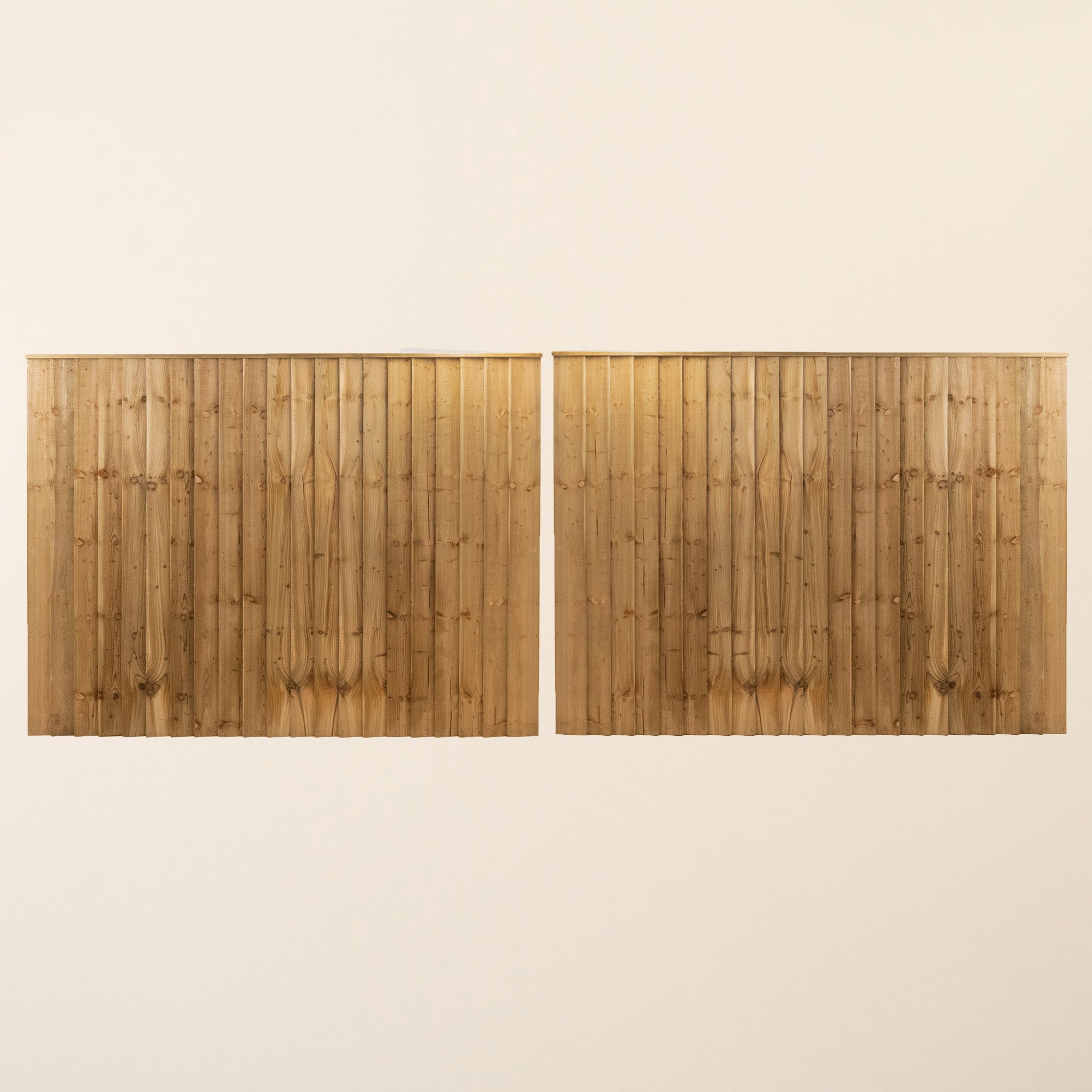 Shebbear Pressure Treated Timber Featheredge Driveway Gate Pair