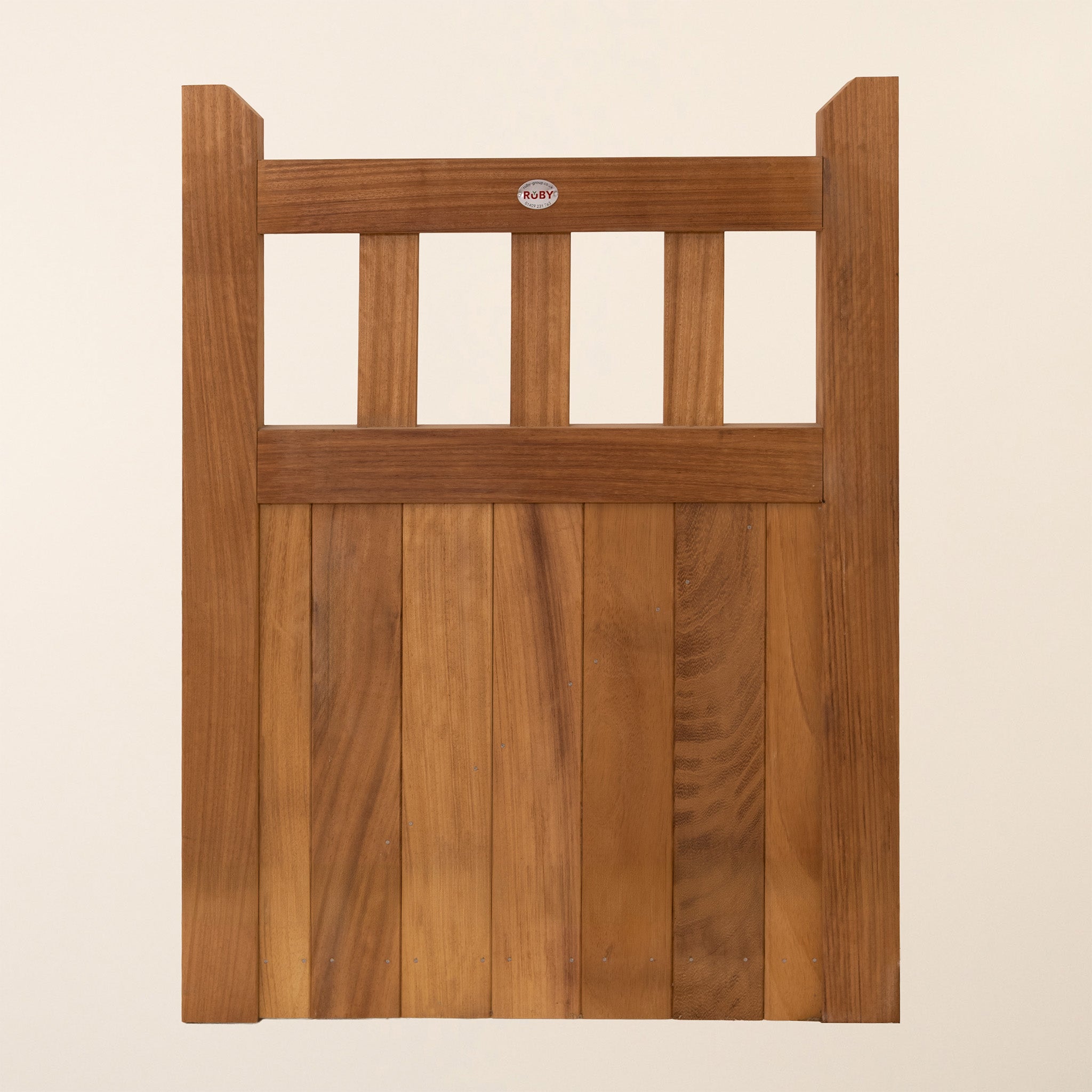 Iroko Cottage Mortise & Tenon Single Side Gate
