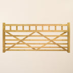 Boscastle Scandinavian Redwood Diamond Brace Planed Gate