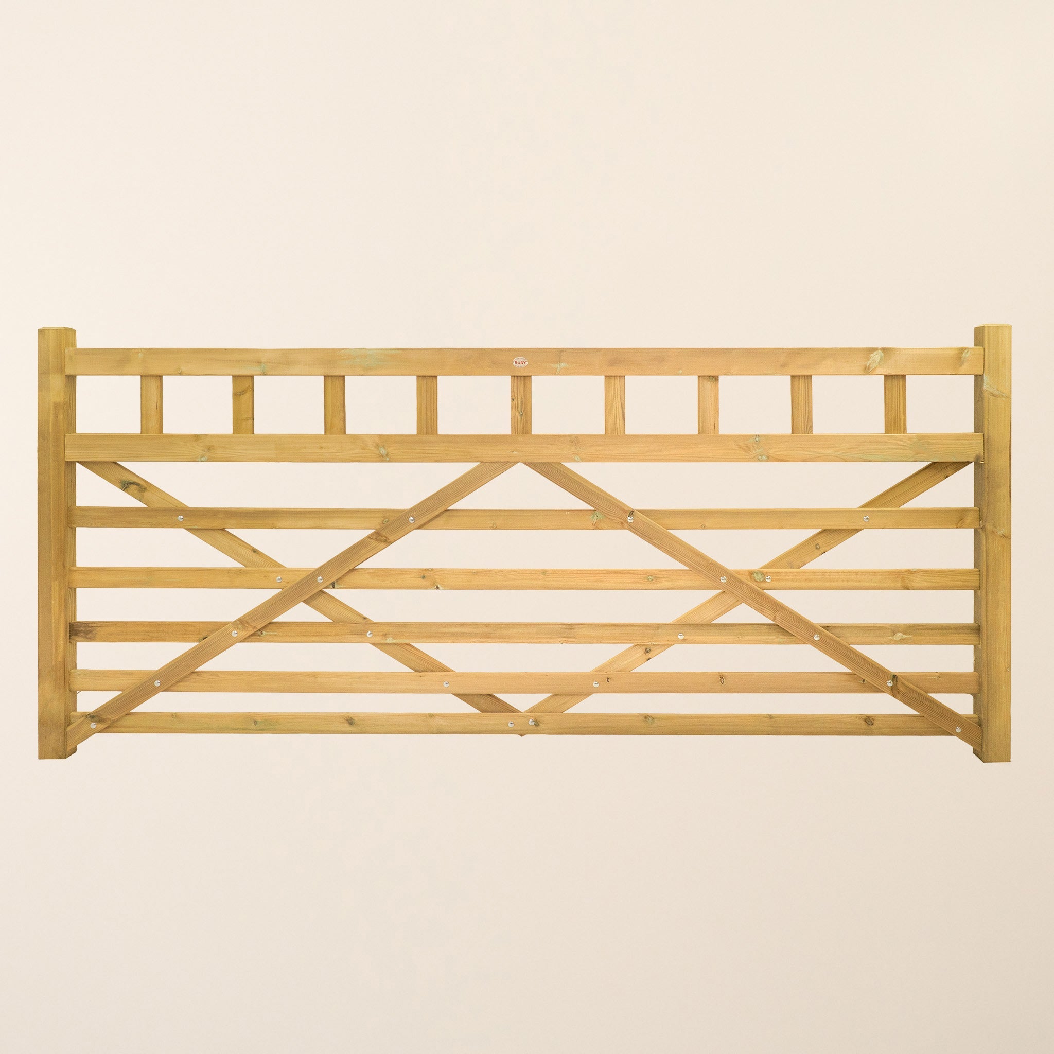 Boscastle Scandinavian Redwood Diamond Brace Planed Gate