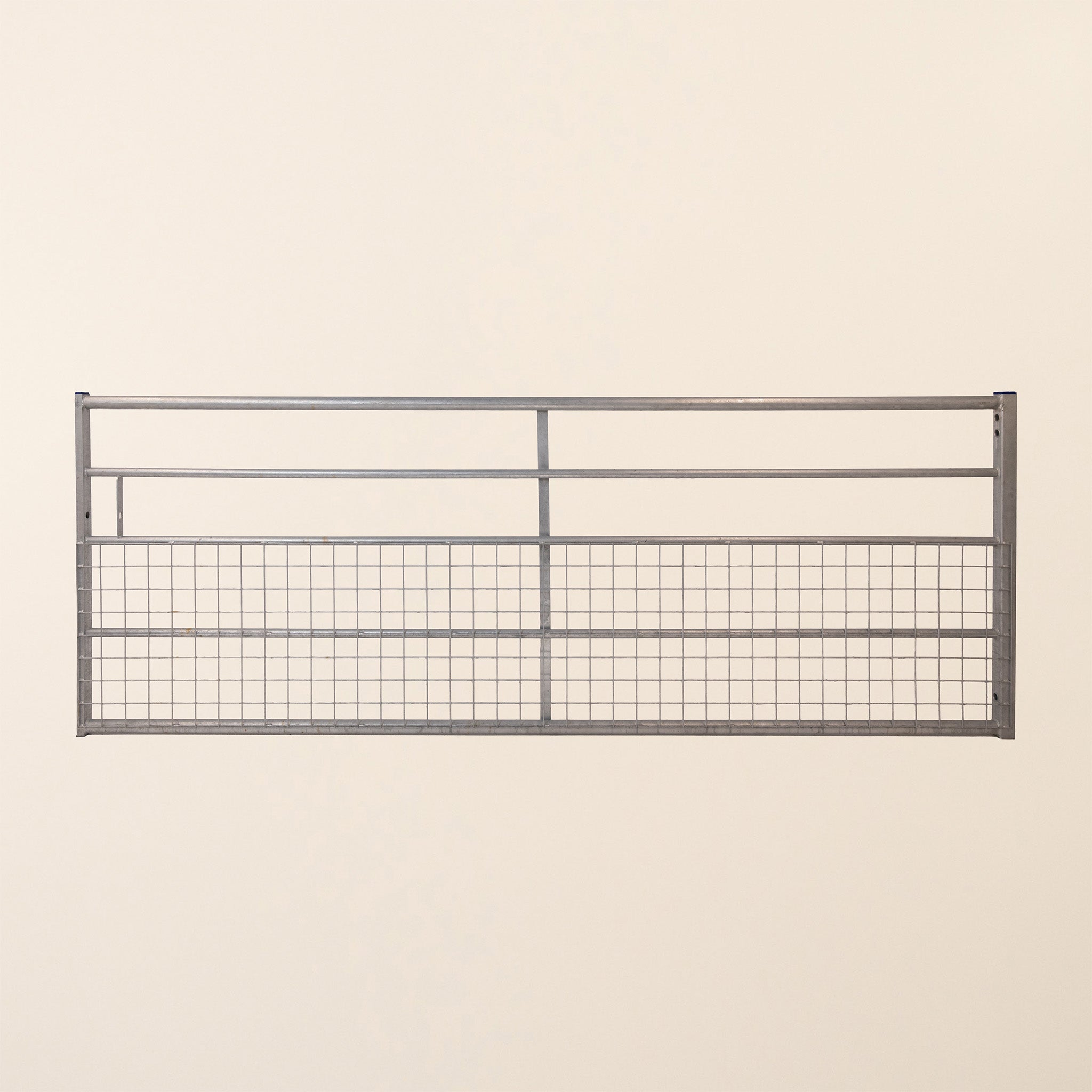 IAE Galvanised Steel 5-Rail Half-Meshed Gate