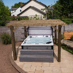 Wooden Pergola - Flat & Open Roof