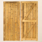 Croyde Scandinavian Redwood Mortise & Tenon Side Gate (Single)