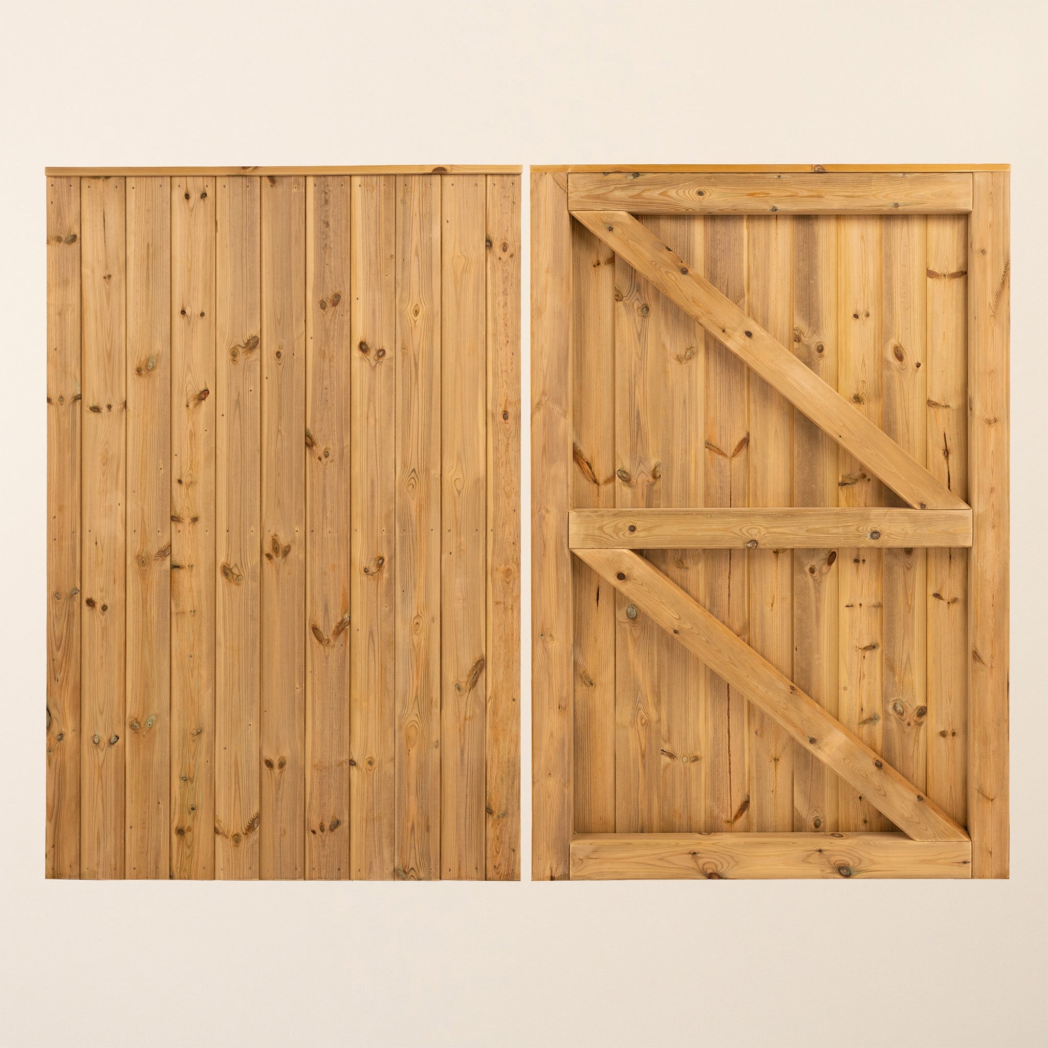 Clovelly Scandinavian Redwood Mortise & Tenon Side Gate