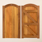 Iroko Arch Top Gate (2.1m High)