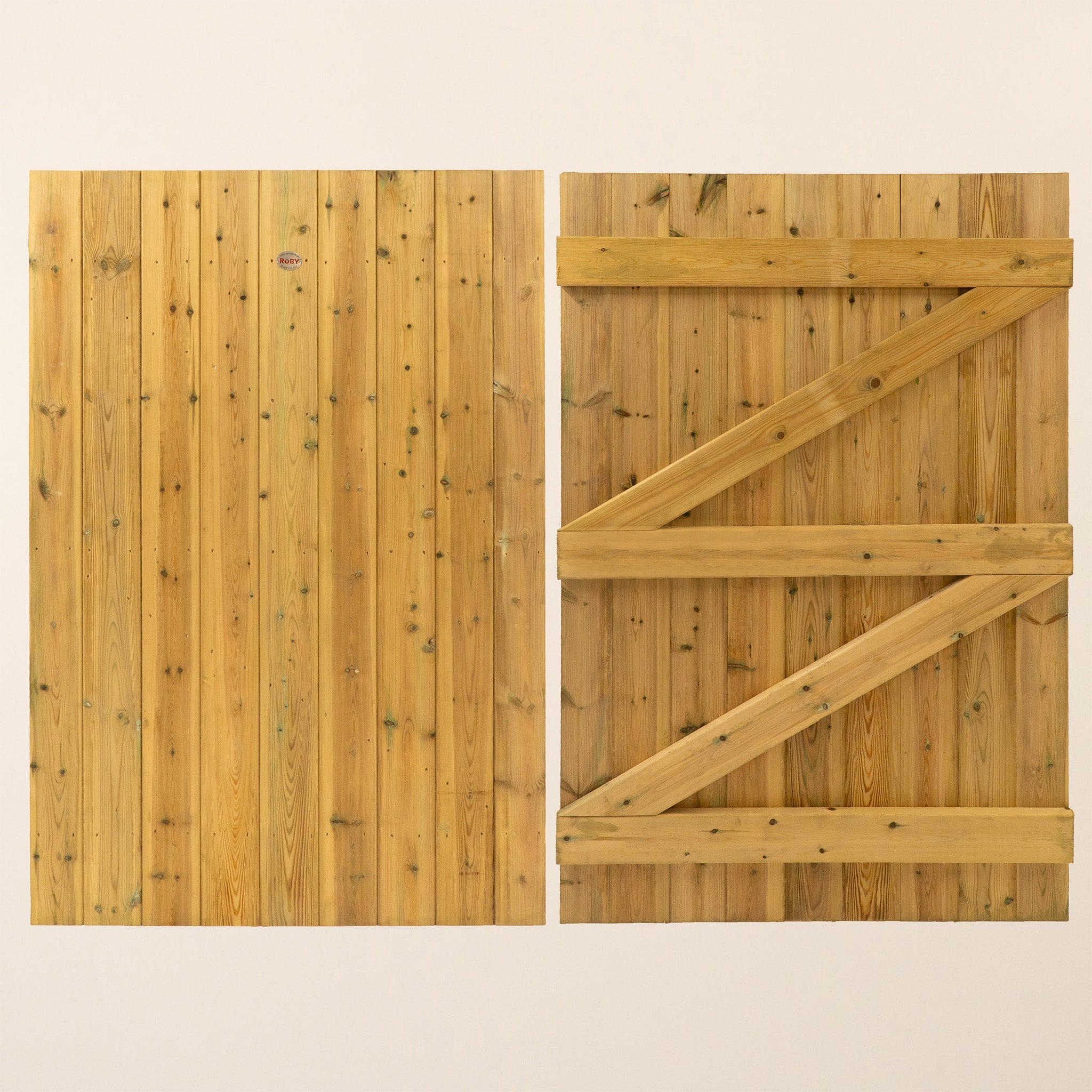 Wellington Scandinavian Redwood Tongue & Groove Side Gate (1.5m High)