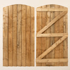 Topsham Curved Featheredge Side Gate (2.4m High)