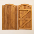 Iroko Arch Top Gate (1.5m High)