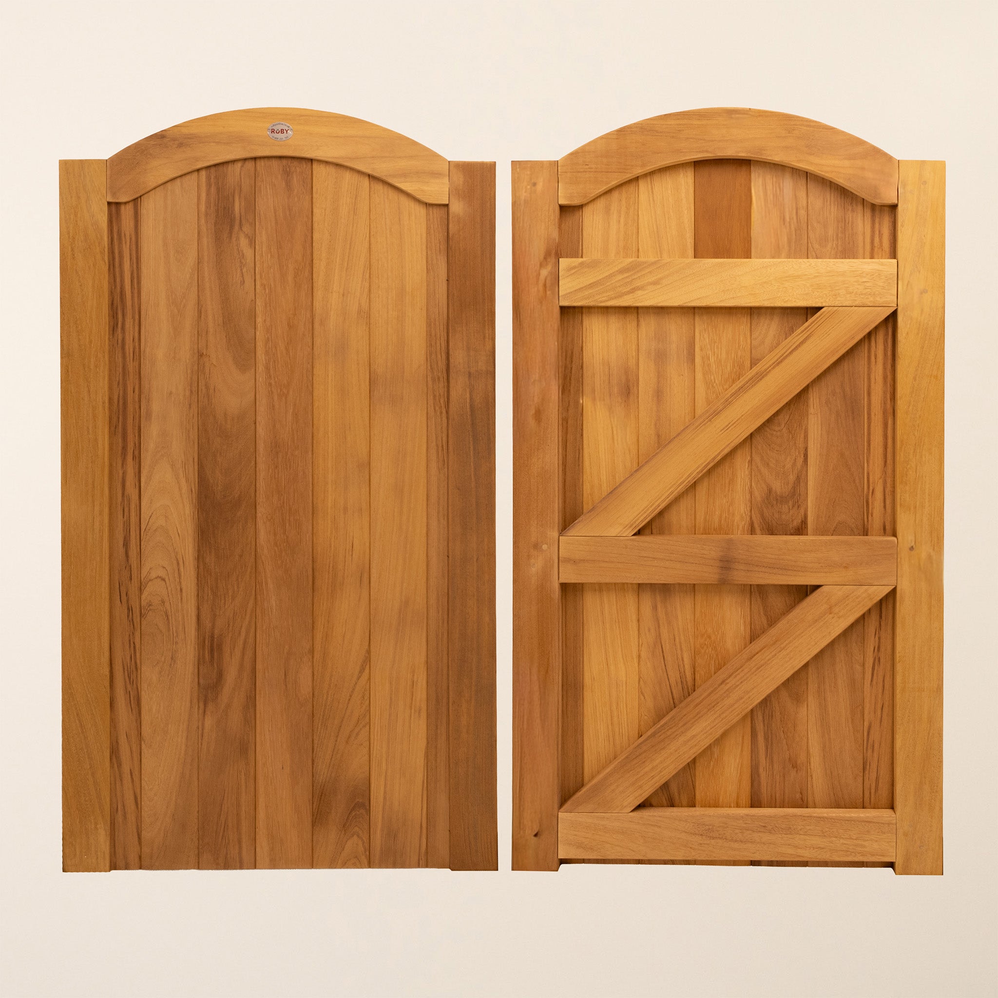 Iroko Arch Top Gate (1.5m High)