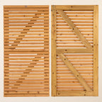 Cedar Slatted Gate (with Bracing)