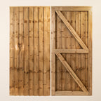Padstow Wooden Featheredge Garden Gate (2.1m High)