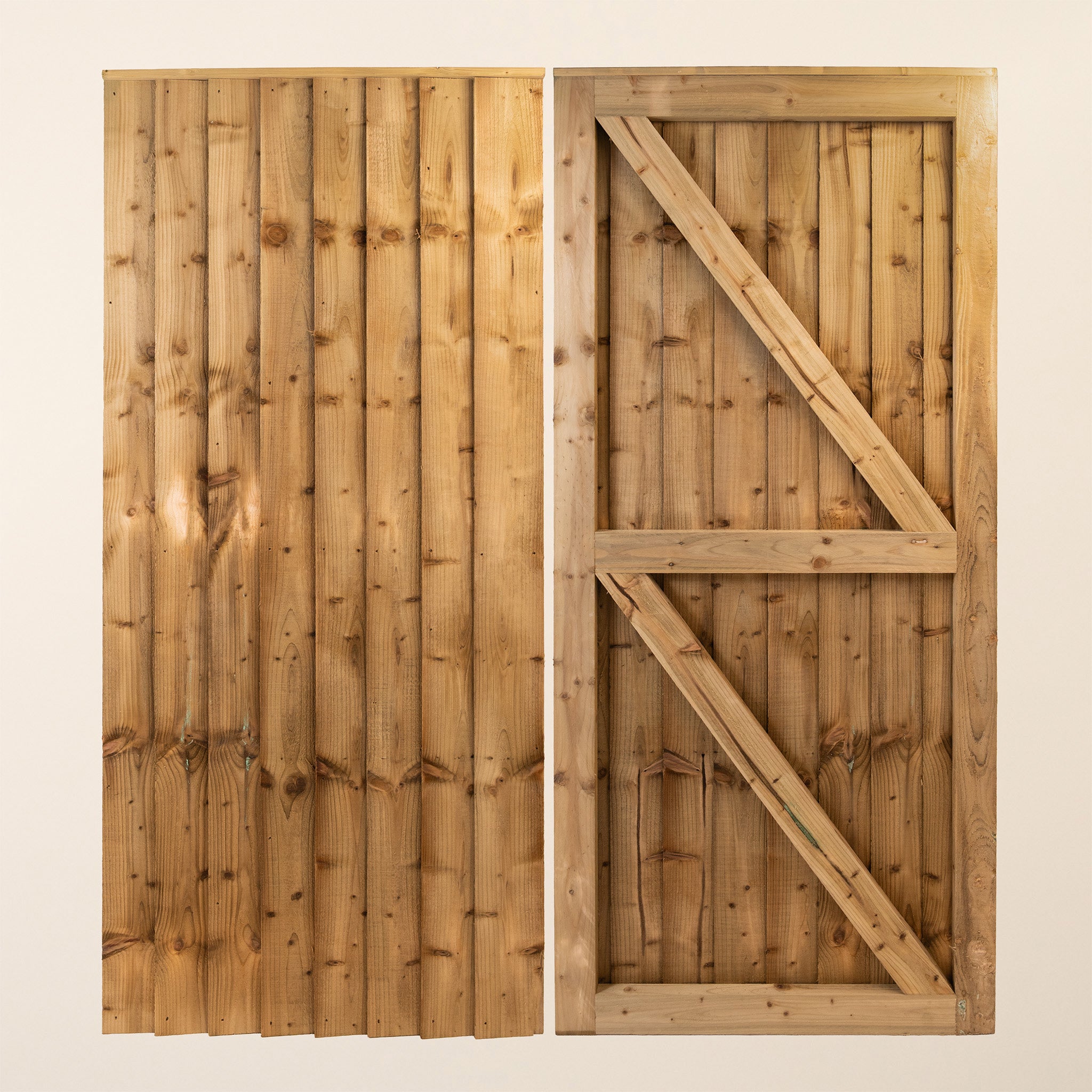 Padstow Wooden Featheredge Garden Gate (2.1m High)